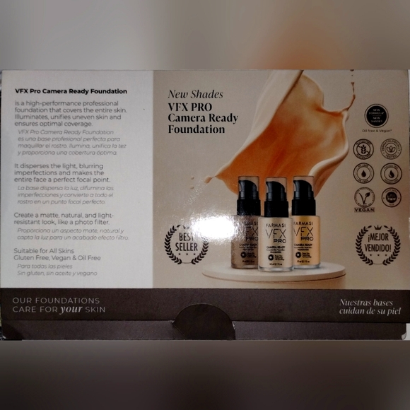 FARMASI VFX PRO Camera Ready Foundation sample set - Picture 1 of 4